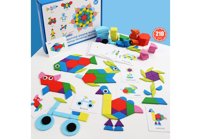 Игра «Геометрическая мозаика», 210 дет.