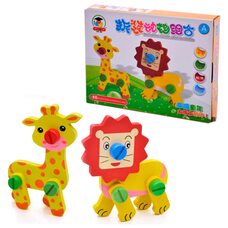 Конструктор «Животные» (Лев-Жираф)