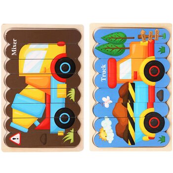 Головоломка-пазл «Грузовик-Цементовоз»