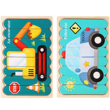 Головоломка-пазл «Полиция-Экскаватор»