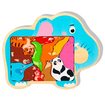 Головоломка-собирайка «Экзотические животные»