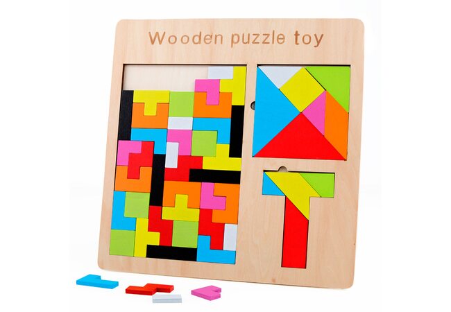 Головоломка «Тетрис-танграм-Т-пазл»