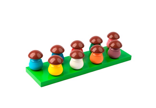 Грибочки на поляне, 9 шт.