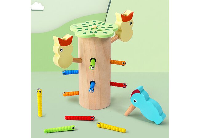 Магнитные гусенички «Дятел» (цветной)