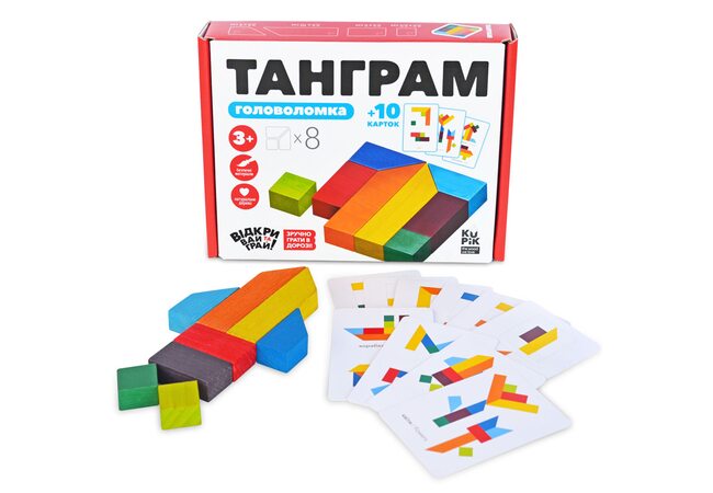 Головоломка «Квадрат», 8 елементів