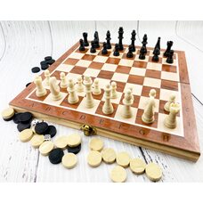 Игра 3 в 1 «Шашки-шахматы-нарды»