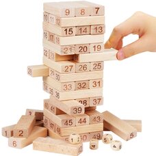 Настольная игра «Дженга» (неокрашенная), 51 дет.