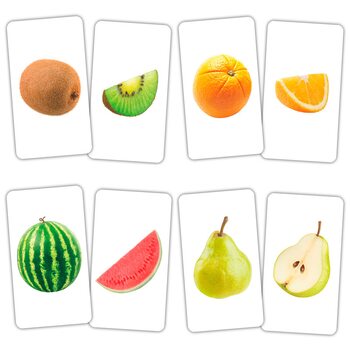 Игра-парочки «Фрукт и часть», укр.