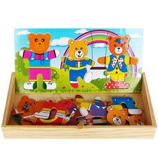 Гардероб для семьи медведей с сыном