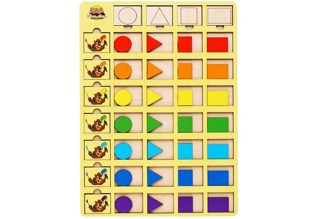 Игра «Изучаем геометрические фигуры» (с треугольником)