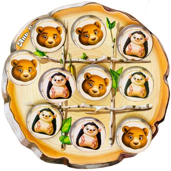 Игра «Крестики Нолики» (мишки-ёжики)