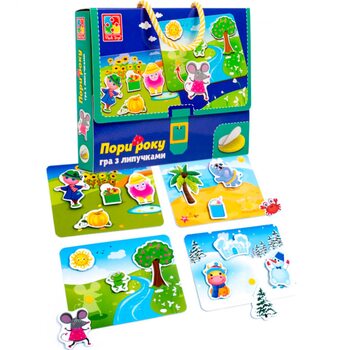 Игра-логика на липучке «Какое время года?»