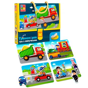 Игра-логика на липучке «Транспорт»