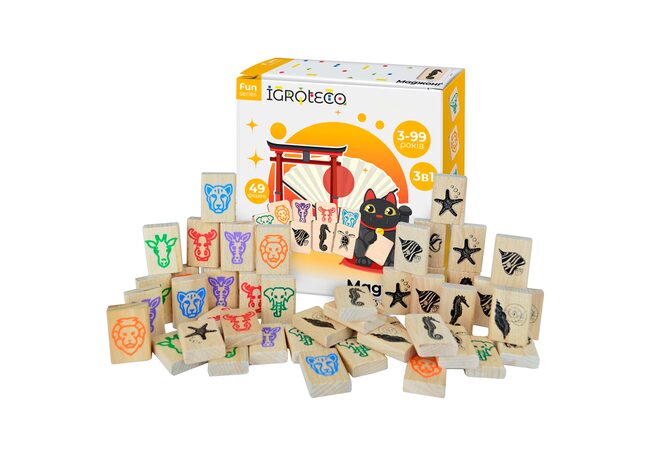 Детская игра «Маджонг. Животные.», 49  дет.