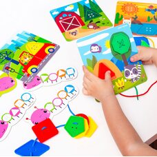 Шнуровка «Maxi-пуговицы», 12 шт. (Fisher Price)