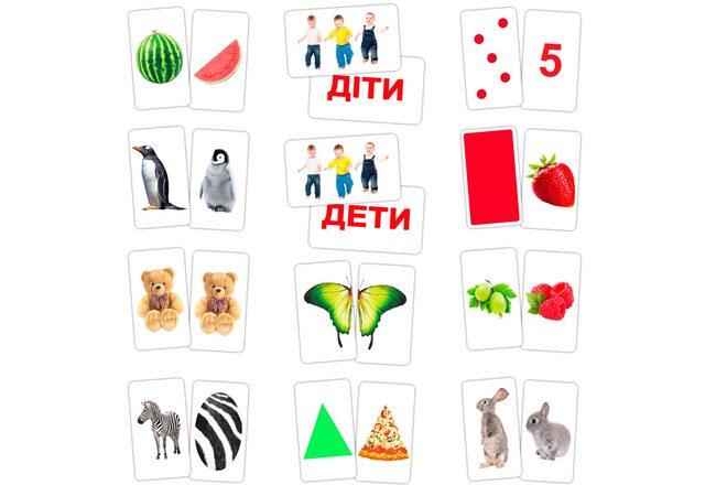 Игра-мемо «Парочки» (15 пар)