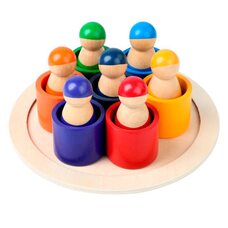 Детская развивающая игра Монтессори «Цвета»