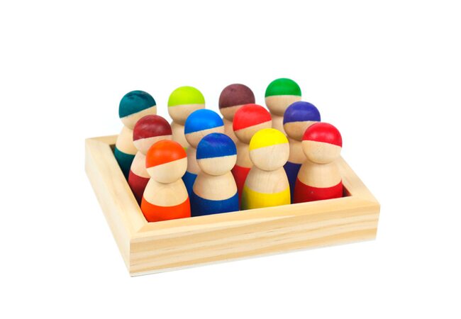 Развивающая игра Монтессори «Цвета-оттенки»