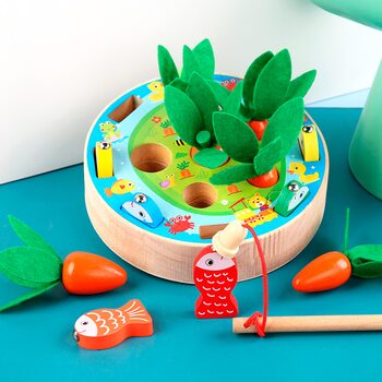 Гра «Морквини-рибки» (кругла)