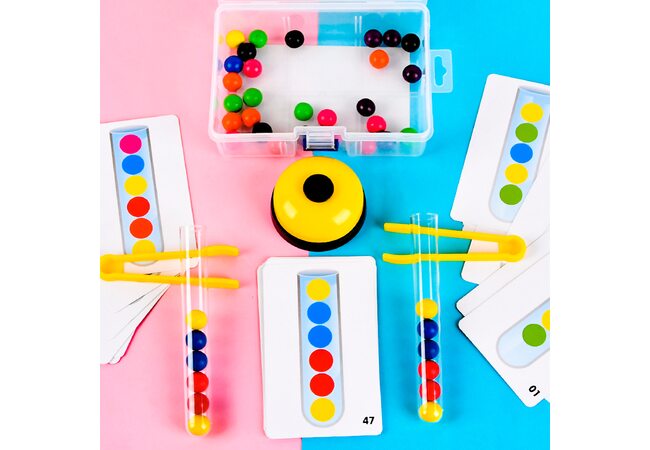 Игра-моторика «Шарики» (цветовые схемы) с колокольчиком