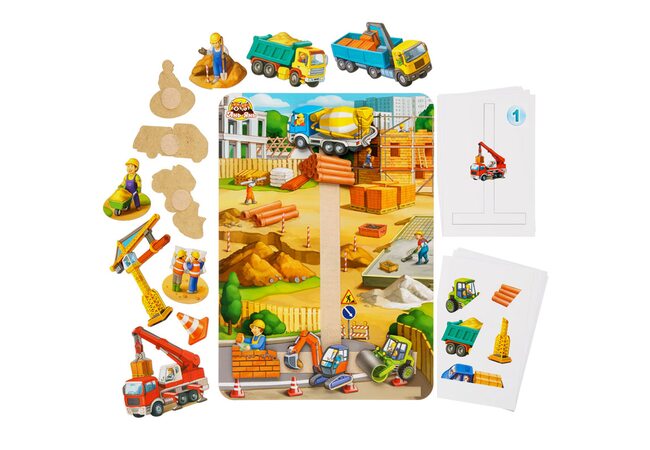 Игра-логика на липучке «Стройплощадка»