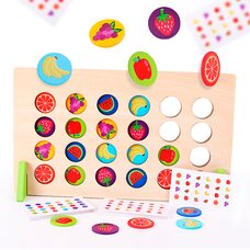 Игра на внимание «Цвета-фрукты»