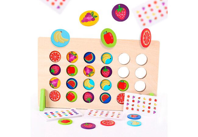 Игра на внимание «Цвета-фрукты»