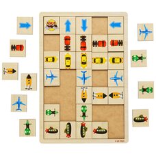 Игра «Вверх, вниз, вправо, влево» (транспорт)