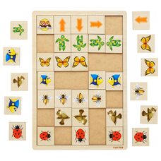 Игра «Вверх, вниз, вправо, влево» (животные)