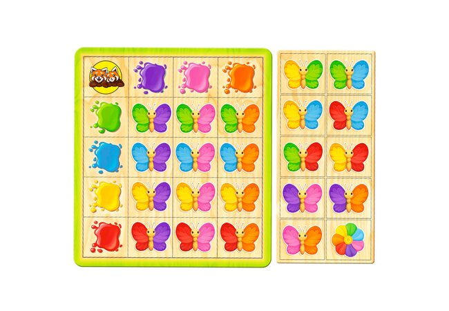 Игра «Подбери цвет. Бабочки.»