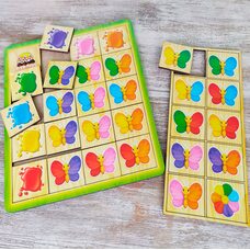 Игра «Подбери цвет. Бабочки.»