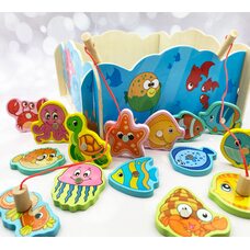 Домашняя рыбалка с рыбками