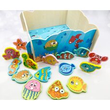 Домашняя рыбалка с рыбками