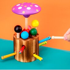 Игра-рыбалка «Гусенички»