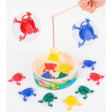 Игра-рыбалка «Лягушки-попрыгушки»