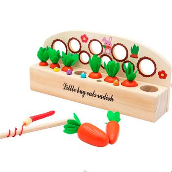 Гра-рибалка «Морковки-гусенички»