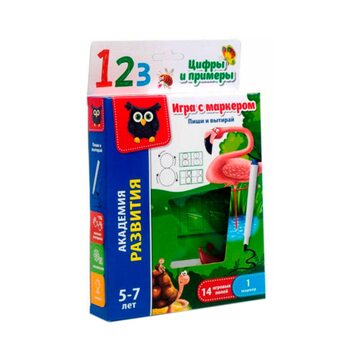 Игра с маркером «Пиши и вытирай. Математика.» (рос.)