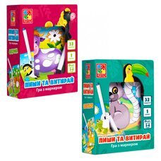 Игра с маркером «Пиши и вытирай»