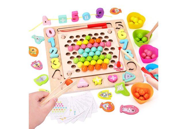 Мозаика-рыбалка-вкладыши «Шарики»