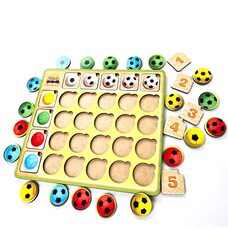 Игра «Сравни и подбери. Футбольные мячи.» (цвет, счет)