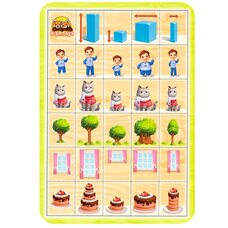 Развивающая пазловая игра «Укажите размеры»