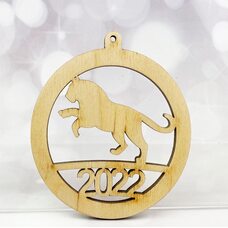 Ёлочное украшение «Тигр 2022»