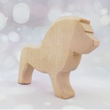 Деревянная игрушка-раскраска «Лев»