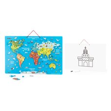 Магнитная карта мира (укр.)