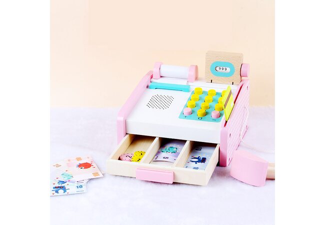 Деревянный кассовый аппарат