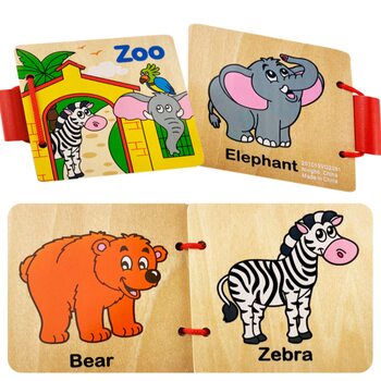 Книжечка с картинками «Зоопарк»