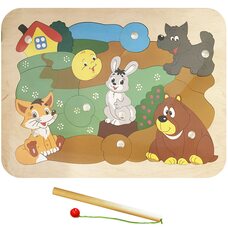 «Колобок», мозаика + рыбалка, 27 дет.