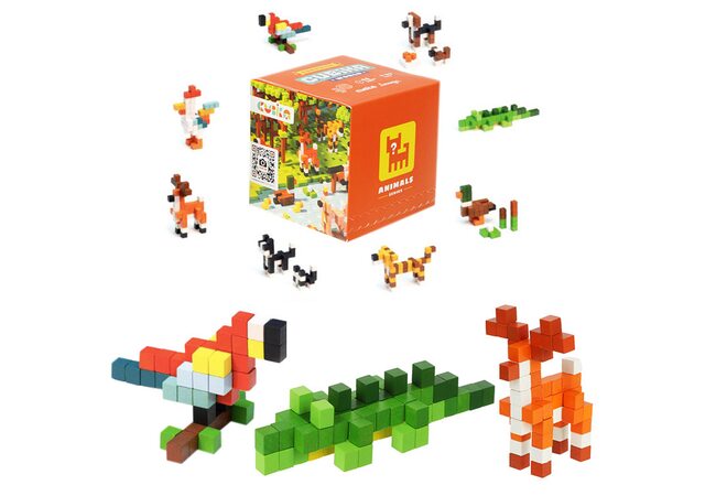 Развивающий конструктор «Cubika World», 64 дет.