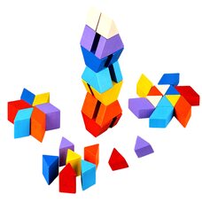 Деревянный конструктор «Феерия», 40 дет.