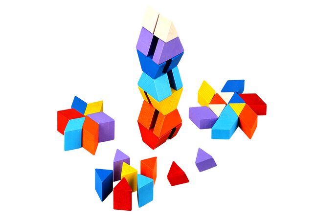 Дерев'яний конструктор «Феєрія», 40 дет.